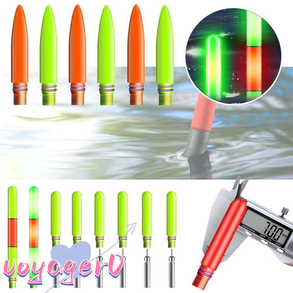 VOYAGER 1 ชิ้น LED ตกปลาสมาร์ทลอยด้านบน,เซ็นเซอร์เปลี่ยนสี Ultra Sensitive อิเล็กทรอนิกส์ลอยทุ่น,ร้อ