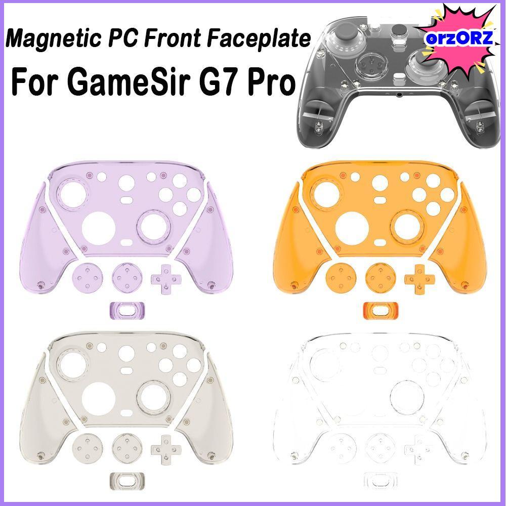 ORZORZ Gaming Controller ป้องกัน, แม่เหล็กโปร่งใสด้านหน้า Faceplate, ฝาครอบเปลี่ยนตกแต่งสําหรับ Game
