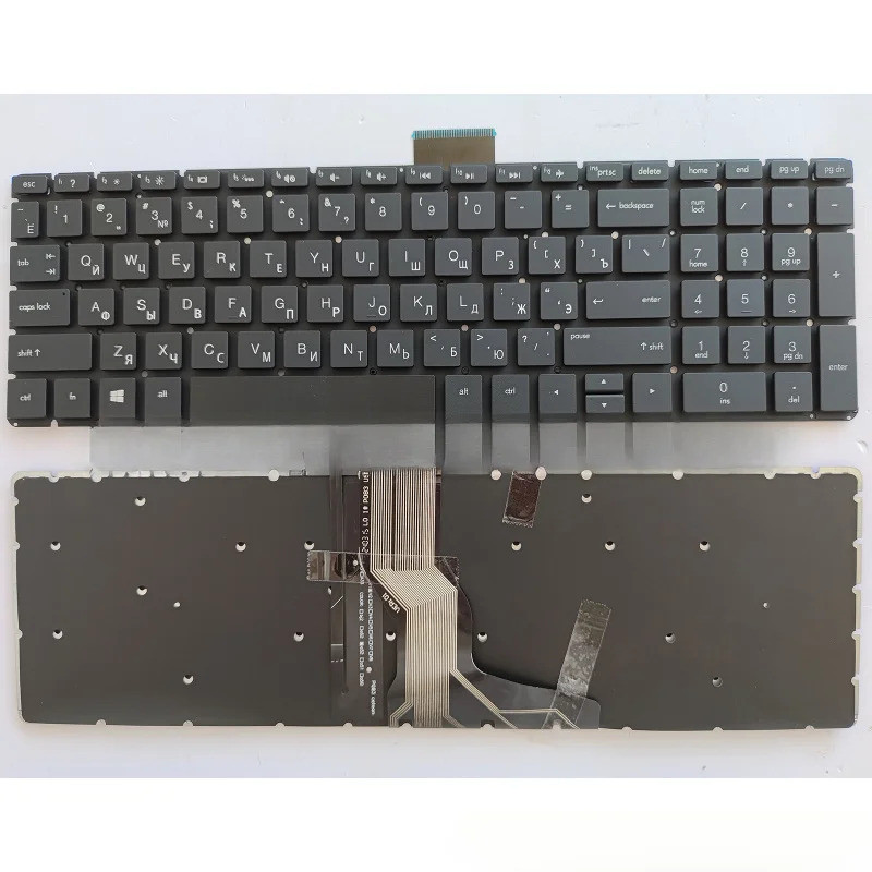 US แป้นพิมพ์แล็ปท็อปสําหรับ HP 15-EF/DY/BS/BQ 15Q-DY 15-BS 15s-eq 15s-er 15s-fr 15s-fq คีย์บอร์ด 15S