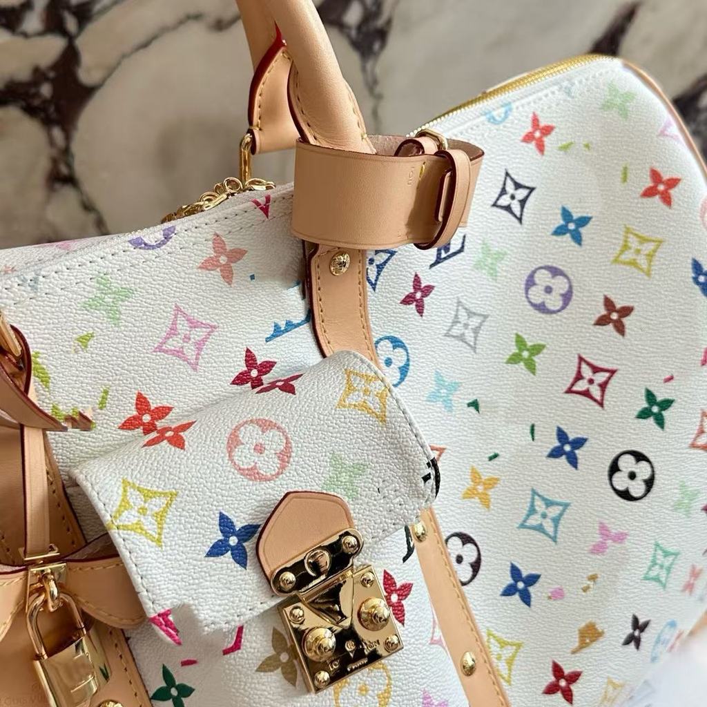 [Premium Limited] กระเป๋าเดินทาง Duffel Airport Handbag Crossbody หนังแท้ Casual Female Mens