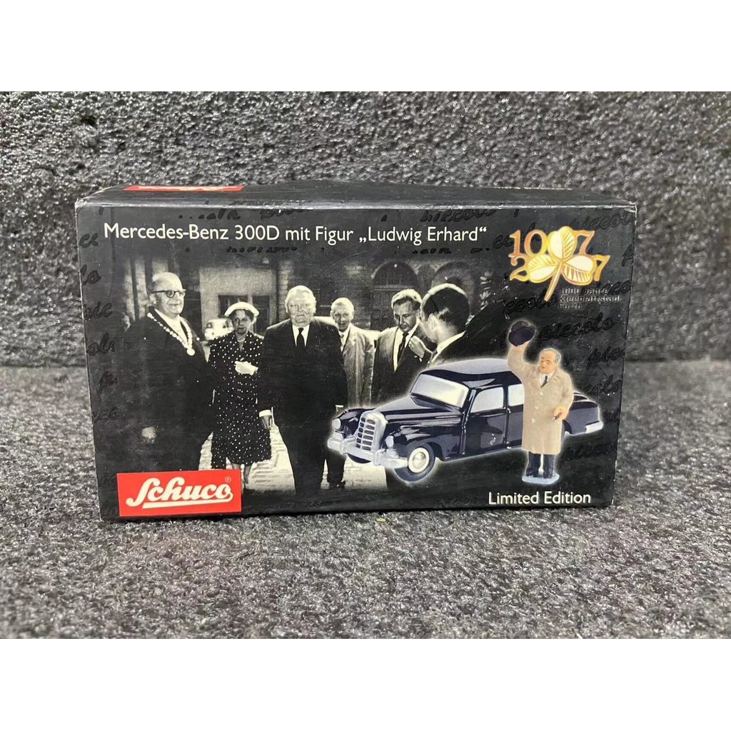 [คลังสินค้าพร้อม] Schuco Schuco 1/87 Mercedes-Benz 300D เยอรมัน Presidential Seat Driver Limited Edi