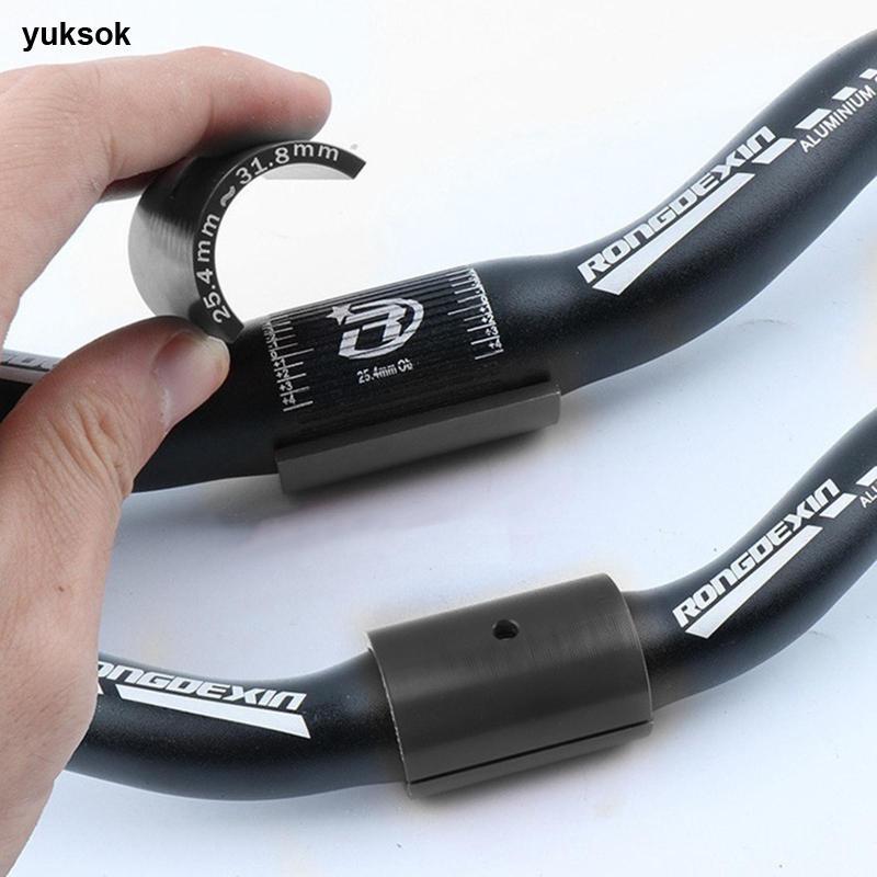 Yuksok อะแดปเตอร์แฮนด์สำหรับก้านจักรยานขนาด 25.4 ถึง 31.8 มม., สีทอง/ดำ/เขียว/ฟ้า