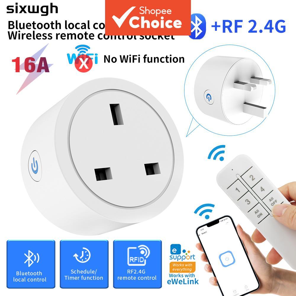 UK Plug Wireless Socket RF2.4G Smart Socket Wireless Switch Controller