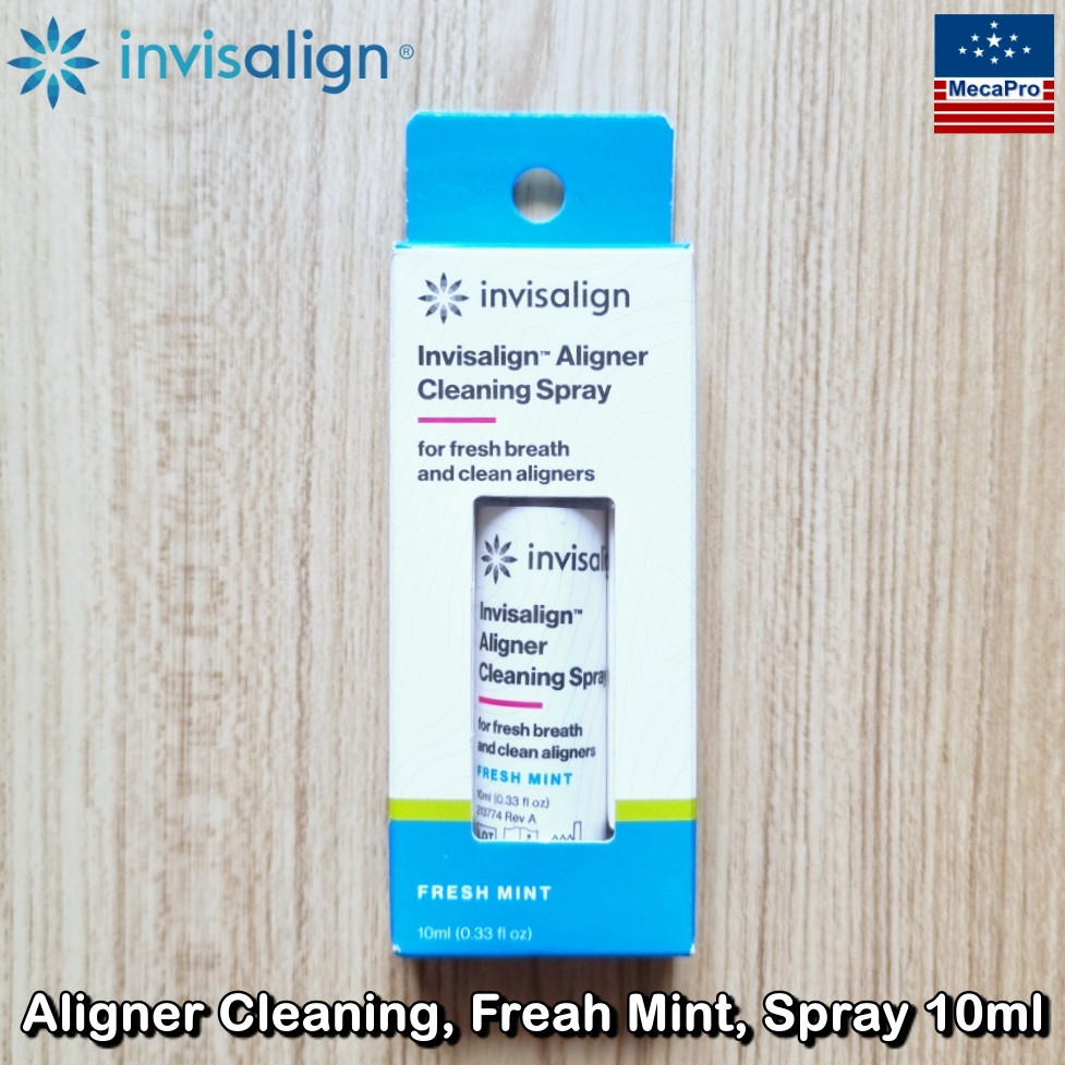 Invisalign® Aligner Cleaning, Freah Mint, Spray 10ml โฟม, สเปรย์ ทำความสะอาดอุปกรณ์จัดฟัน