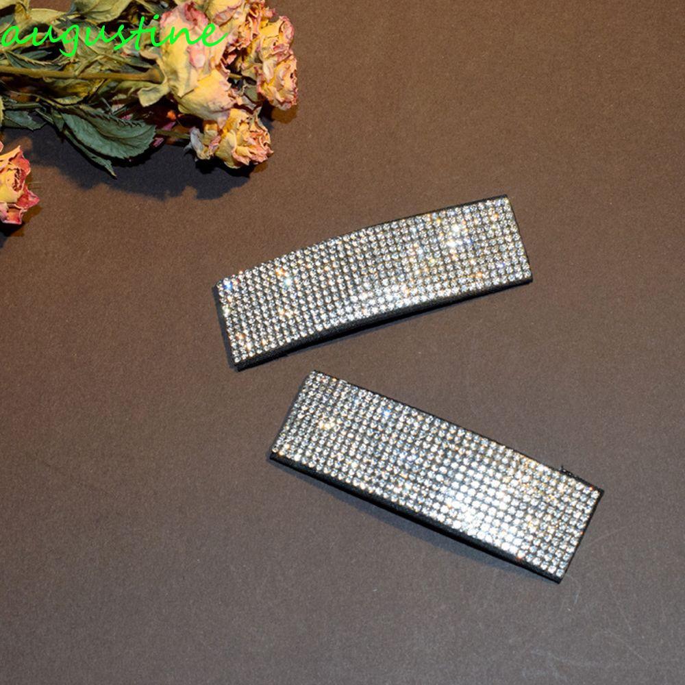 Augustine กิ๊บหนีบผมผู้หญิง ทรงสี่เหลี่ยมหรูหรา สำหรับสาว แบบคลิป Augustine