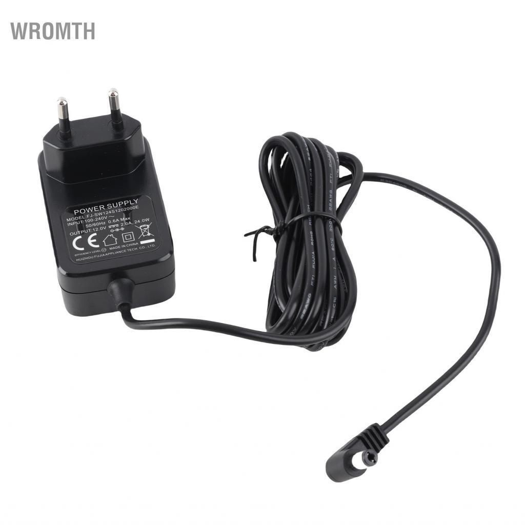 Wromth Wromth Camnoon 12V 2A อะแดปเตอร์ไฟฟ้ามาตรฐานพร้อมปลั๊ก US แรงดันไฟฟ้ากว้าง 100-240V สำหรับ YO