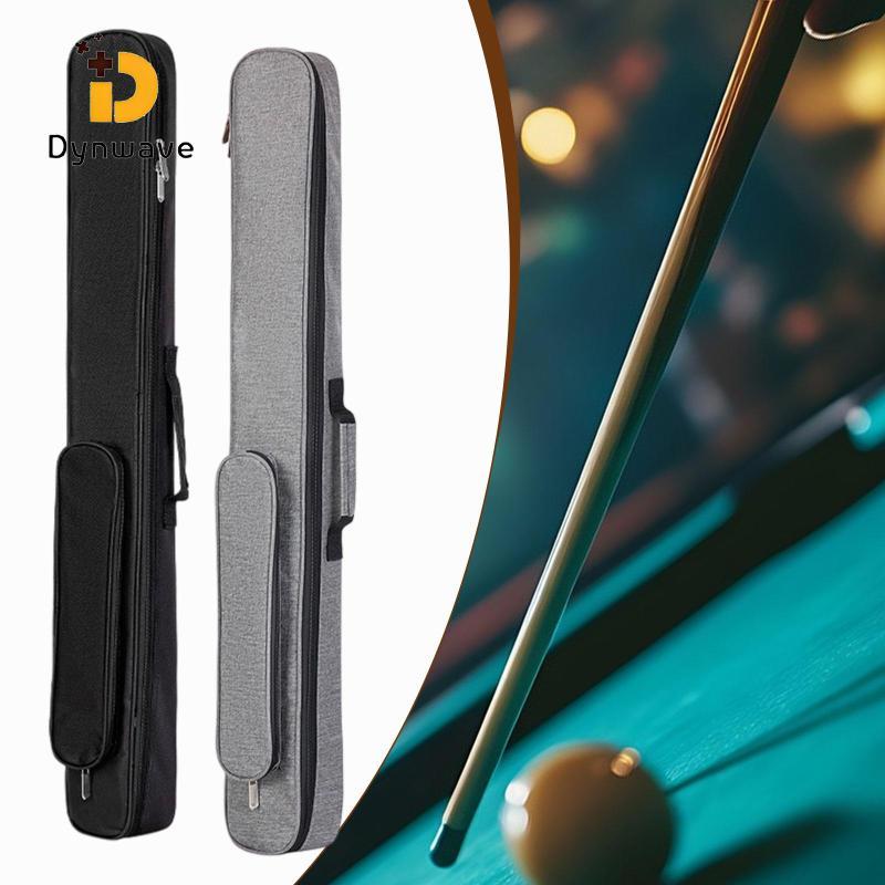 Dynwave Pool Cue Case 2x2 สำหรับพกพา cue stick 2 อันพร้อม organizer กระเป๋าป้องกันสำหรับการฝึกหัดและ