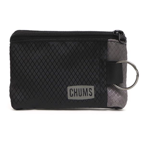 CHUMS Surfshorts Wallet - Key Coin Pouch, Key Case, Coin Case, Card Case IC Card Holder, Grey (103)