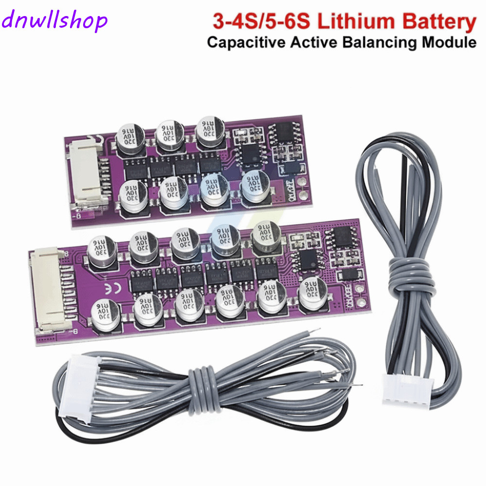 DNWLLSHOP BMS, 1.2A 5S-6S Active Equalization Board, Active Equalization 18650 3S-4S แบตเตอรี่ลิเธีย