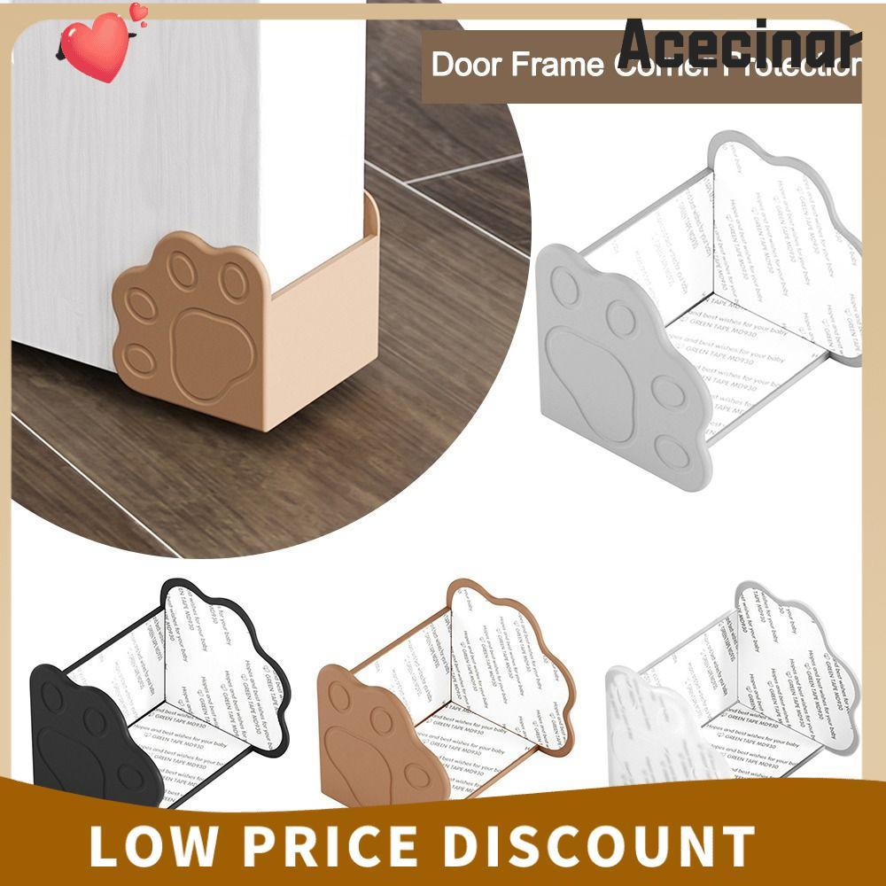 ACECINAR Sharp Corner Protective , Elastic Anti-collision Door Frame Corner Protection, Cute Silicon