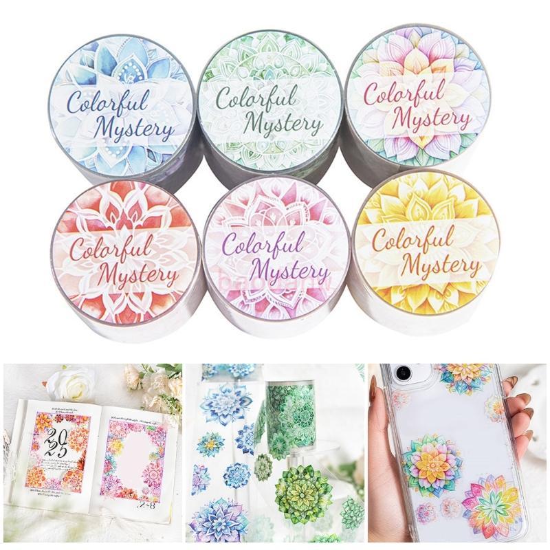 BDW ดอกไม้ตกแต่ง PET เทปตกแต่งเทปสําหรับ Journaling Scrapbooking Journal