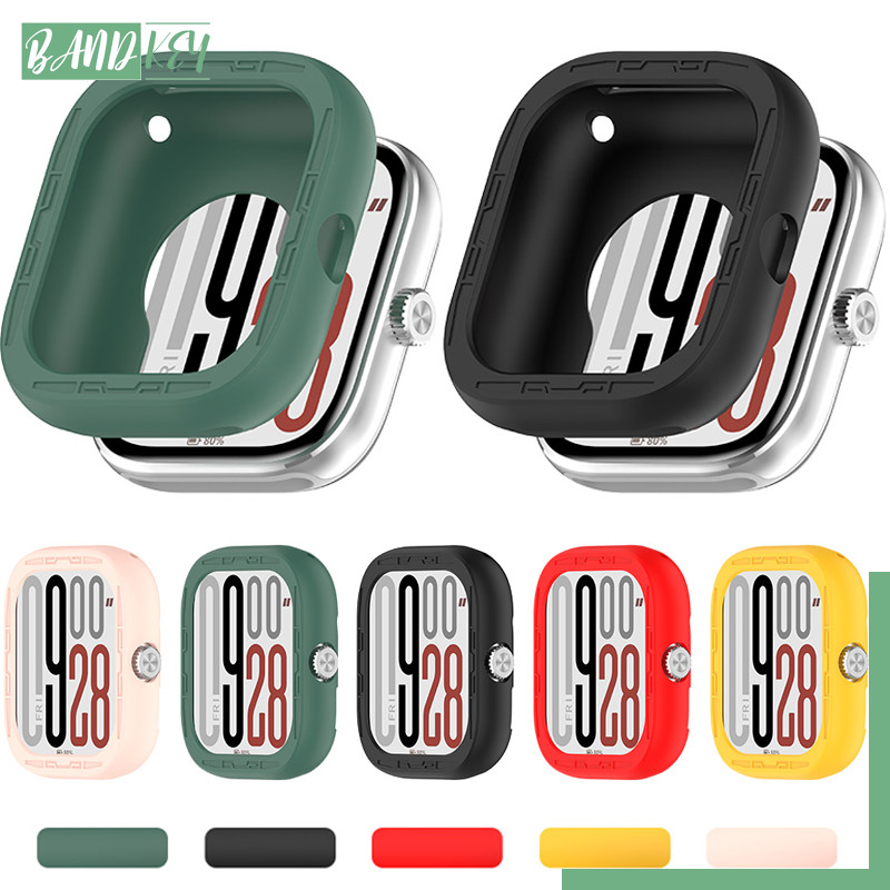 เคสซิลิโคนนุ่ม Anti-Gores for Xiaomi Redmi Watch 5 ฟิล์มป้องกันหน้าจอยางกันชนอุปกรณ์เสริม