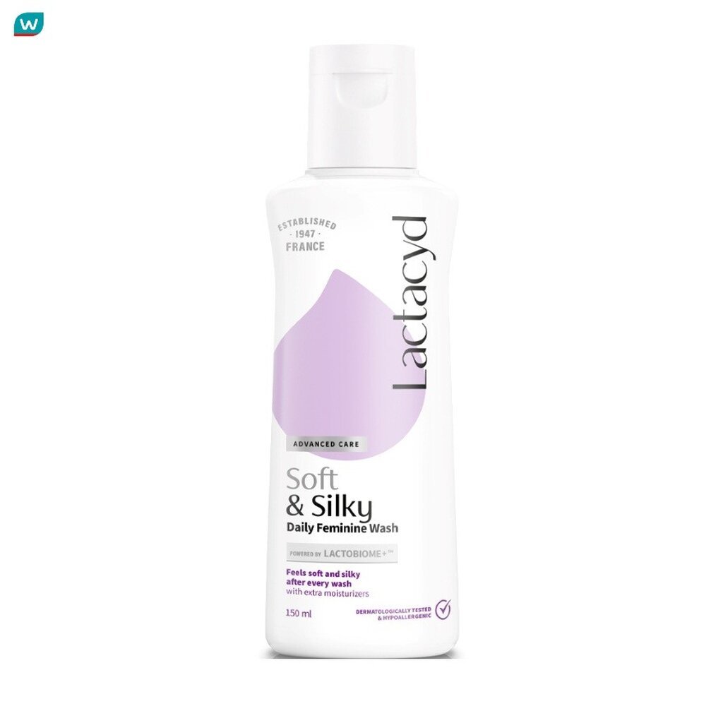 Lactacyd แลคตาซิด ซอฟท์ แอนด์ ซิลกี้ 150 มล.