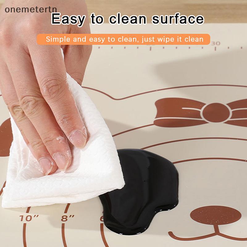 Oyr 1 PC ซิลิโคน Pastry Mat Baking Mat Non-Sti Dough Mats Pastry Mats สําหรับ Rolling Dough พร้อมการ