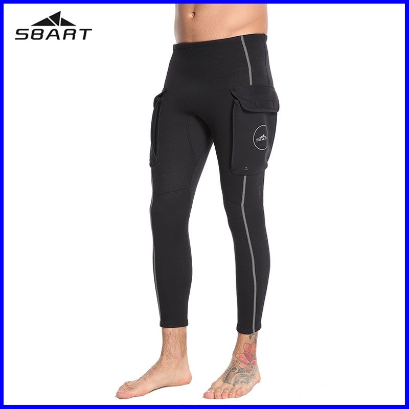 กางเกงดำ่น้ำผู้ชาย Neoprene ขนาด 3 มม. สำหรับกิจกรรมกลางแจ้งและเซอร์ฟィ่ง