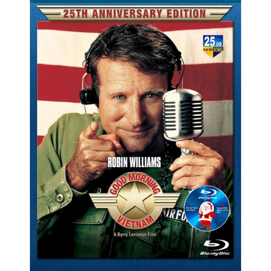 E-BLURAY Good Morning, เวียดนาม (1987)  Comedy/War Robin Williams Forest Whittaker ENGLISH MOVIE