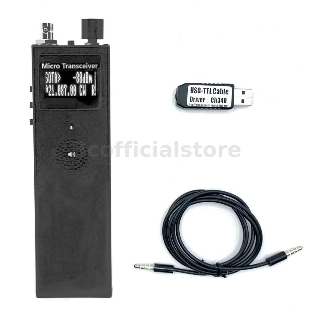 4 Bands uSDX USDR กระเป๋าวิทยุมือถือ 10/15/20/40M 3 Band HF SSB QRP Transceiver ใช้งานร่วมกับ uSDX Q