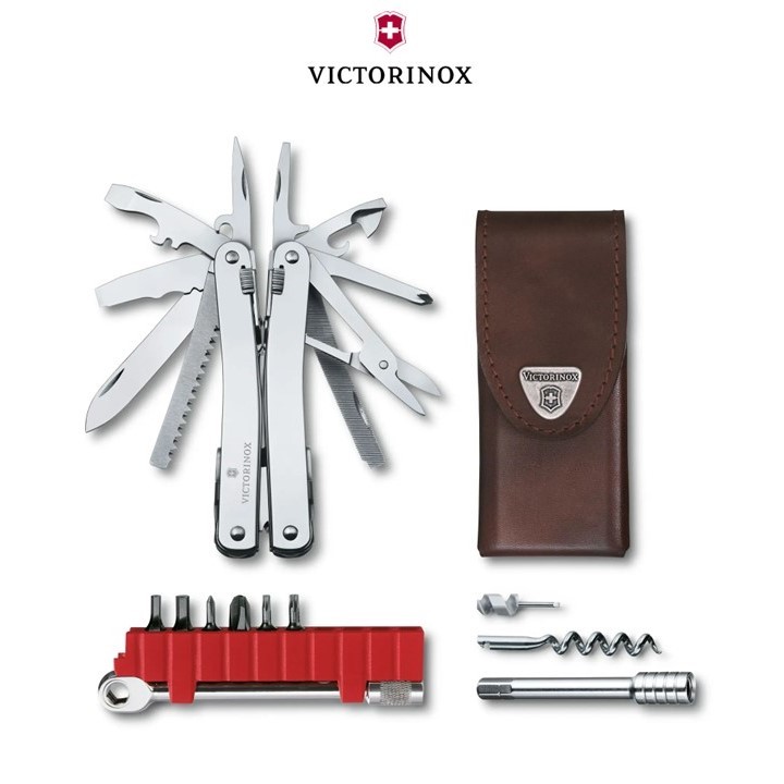 Victorinox Swiss Tool Spirit X Plus Ratchet, SR เครื่องมืออเนกประสงค์ เครื่องมือพกพา 36 ฟังก์ชัน (3.0236.L)