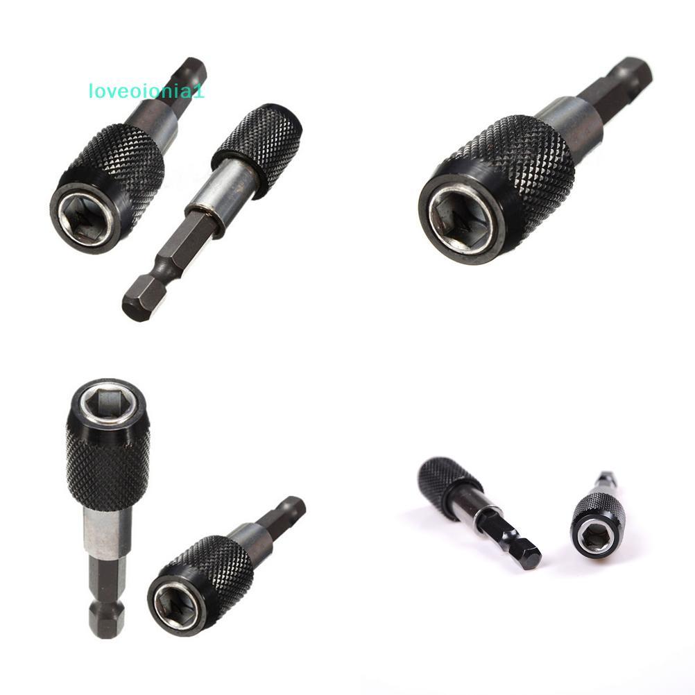 loveoionia1 1/4 "60 มม.Hex Shank Magnetic Qui Release ไขควงบิตเจาะผู้ถือเครื่องมือ IA