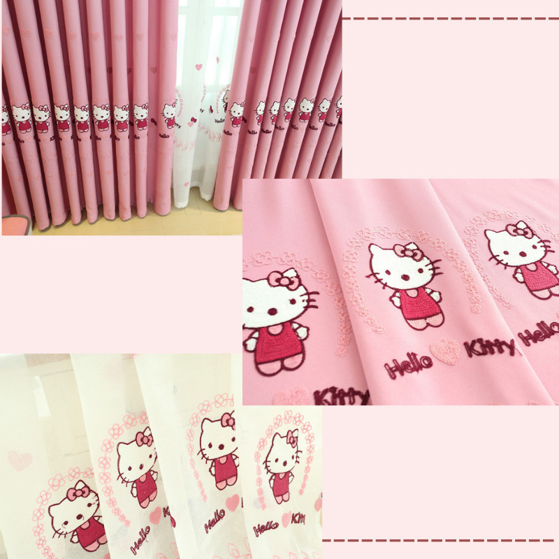 ผ้าม่านตีนตุ๊กแกสองชั้น ป้องกันรังสียูวี (มีสีขาวและชมพู) รูปที่ 2