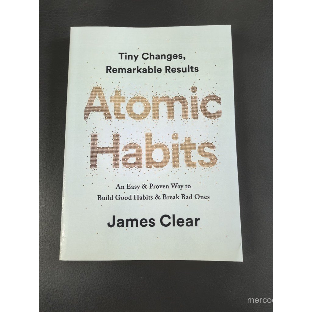Atomic Habits Atomic Habits Establish Good Habits Destruction Habits เวอร์ชันภาษาอังกฤษ