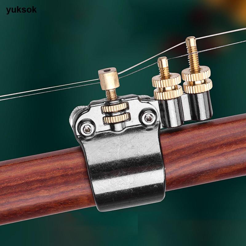 [yuksok] 1 ชุด Erhu Fine Tuner ไวโอลิน Fine Tuner Urheeen Fine Tuning Tuning Tuner Metal String Tune