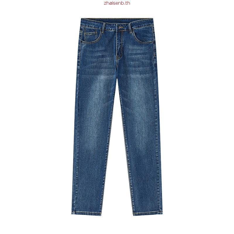 Mc JEANS กางเกงยีนส์ กางเกงขายาว กางเกงยีนส์ แม็ค แท้ ผู้ชาย ทรงขาตรง สียีนส์ ทรงสวย คลาสสิค MBI2144