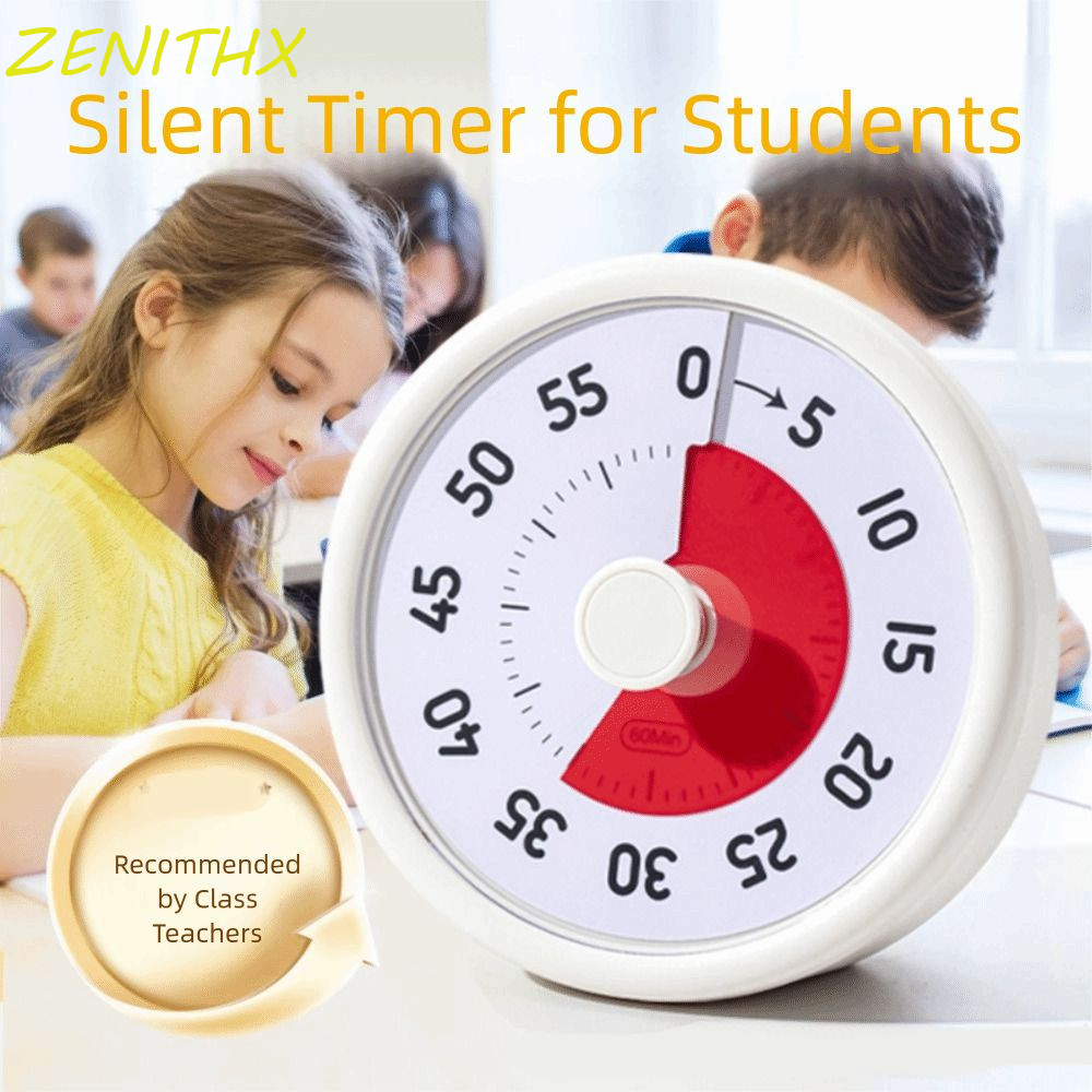 ZENITHX Visual Timer, Self Discipline Learning Children Timer, Multifunctional Timer Reminder 60 นาท