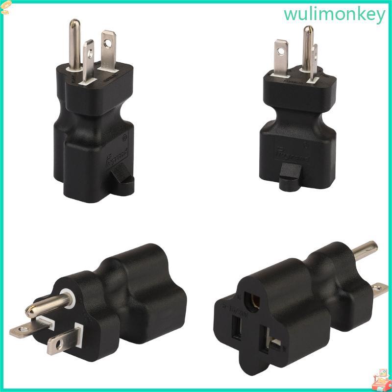 WU 3-pin Connector อินเทอร์เฟซอะแดปเตอร์แปลง Nema 5-20P ถึง Nema 5-15 20R