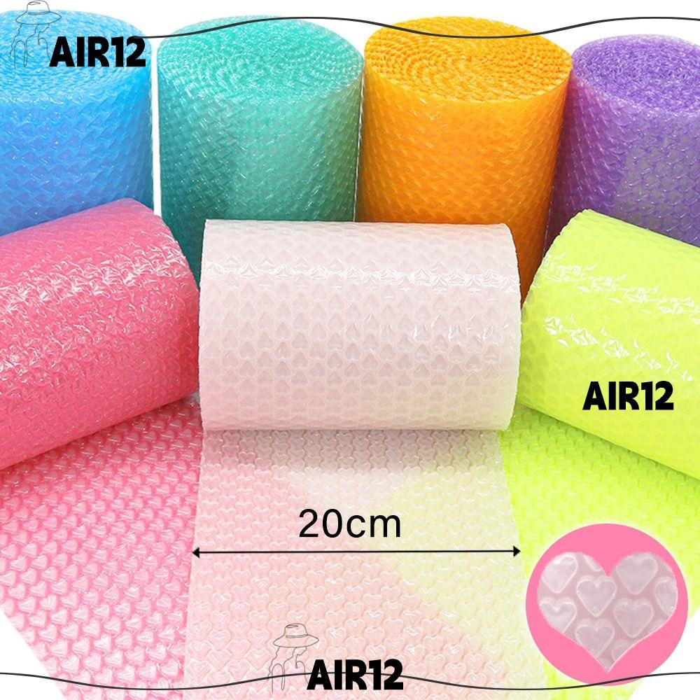 AIR 0.2*6M ห่อฟองรูปหัวใจ, บรรจุภัณฑ์บัฟเฟอร์กันกระแทกแบบหนา, บรรจุภัณฑ์น่ารักบัฟเฟอร์ Bubble Wrap Pouches Goods Pack
