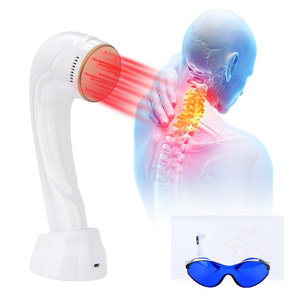 คุณภาพสูงอาการปวดหลังแข็งคอ Remedies 810nm เลเซอร์เย็น y สําหรับ Gout Muscle Relaxers อุปกรณ์