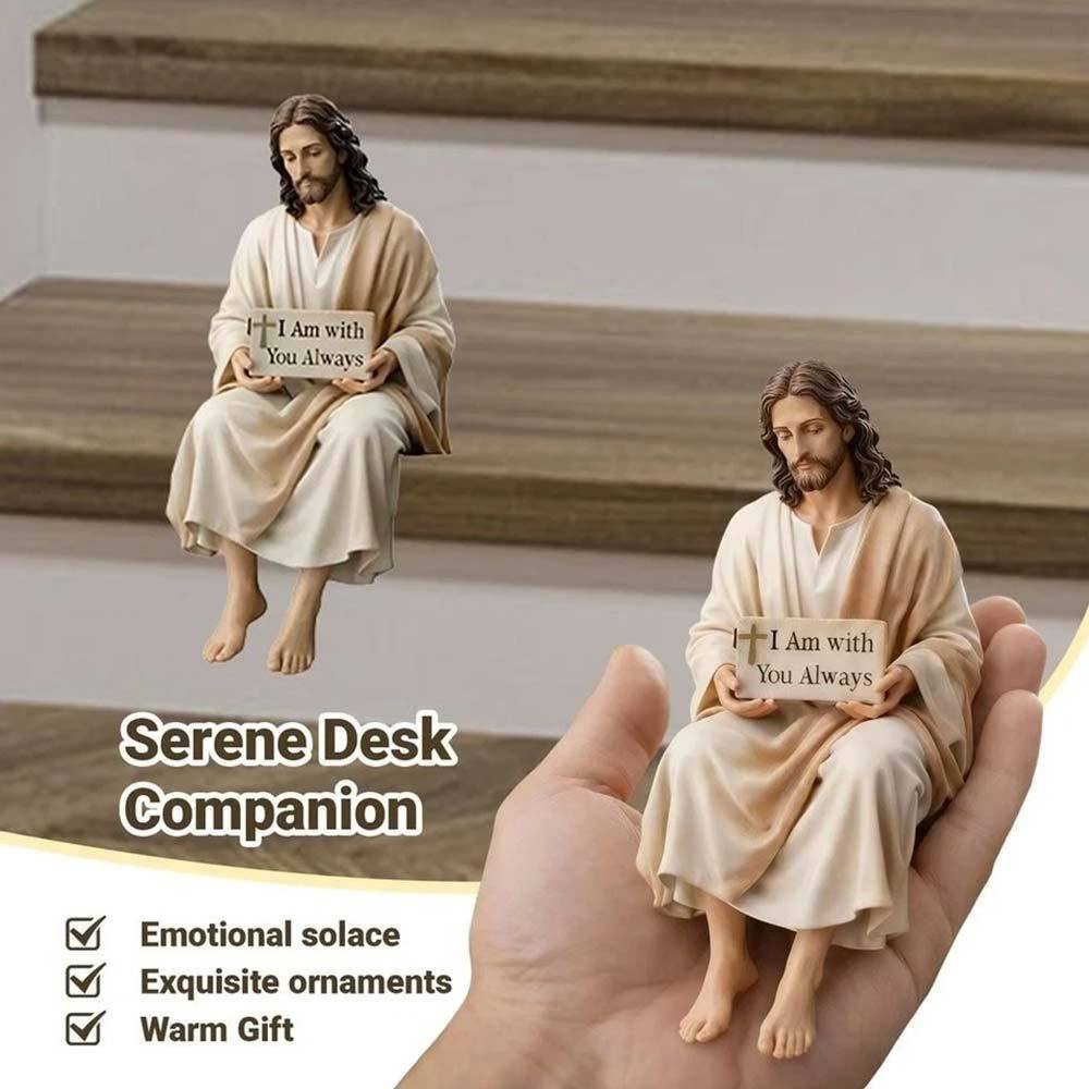 Jesus Christ Statue Resin Spiritual jesus figurines feature traditional painting skills