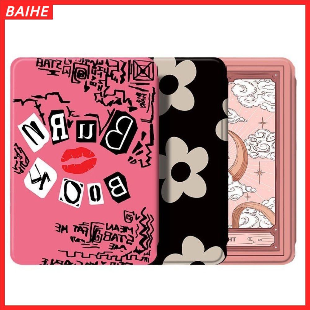 BAIHE 6-6.8 นิ้ว e-Reader Case M2L3EK C2V2L3 Folio Cover หนัง PU Ultra Slim กันกระแทก Auto Sleep/Wak