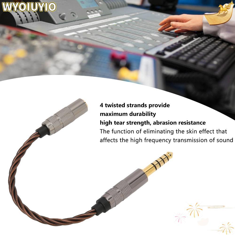 WYOIUYIO 4.4 มม.Balance Male to 3.5 มม.สเตอริโอหญิง,ความยาว 15 ซม. Plug-and-Play Audio Adapter Cable
