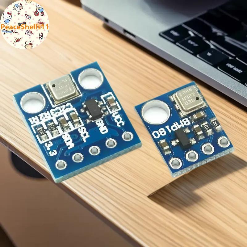 PeaceShells 1 ชุดแรงดันสูงและอุณหภูมิแบบดิจิตอลโมดูลเซ็นเซอร์ GY-68 BMP180patible พร้อม BMP085 สําหร