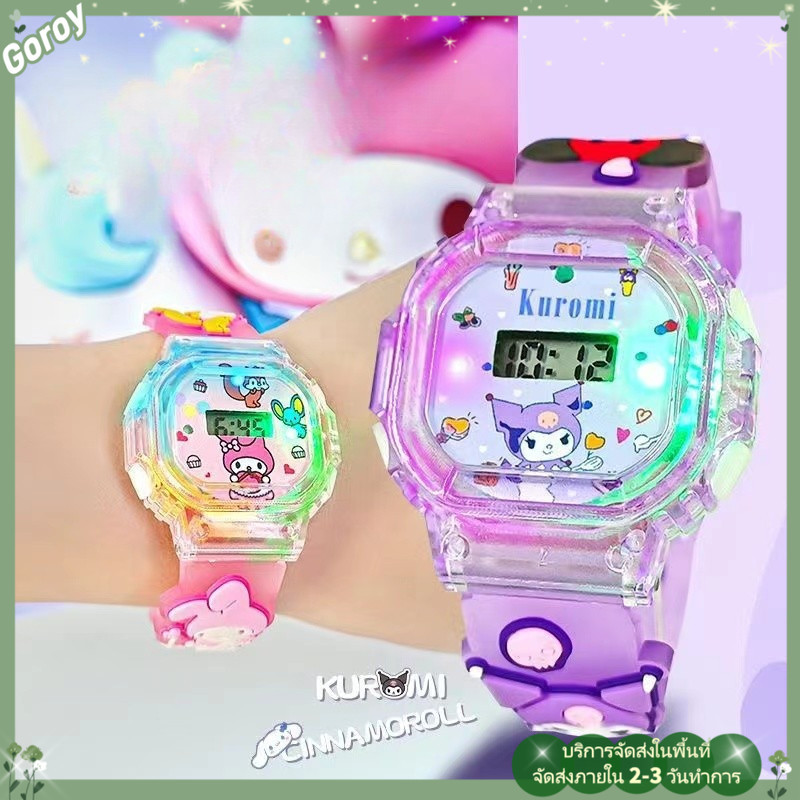 นาฬิกา Led สําหรับเด็กเด็กผู้หญิงการ์ตูนน่ารัก Light เพลงคุณภาพสูงนาฬิกาดิจิตอลสําหรับเด็กของขวัญวันเกิด