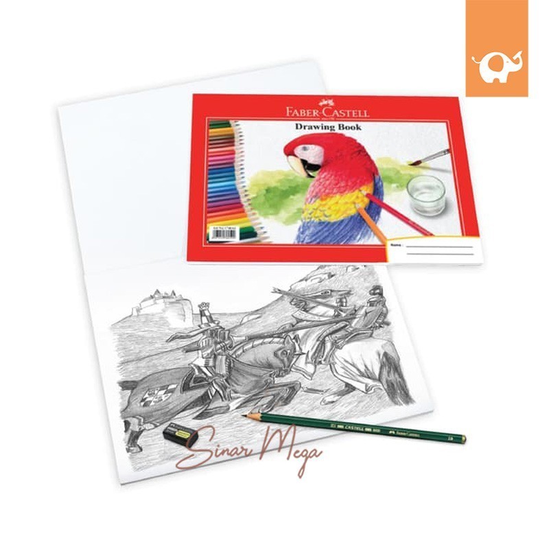 สมุดวาดภาพ Faber Castell A4 / A4 200GSM ราคาถูก