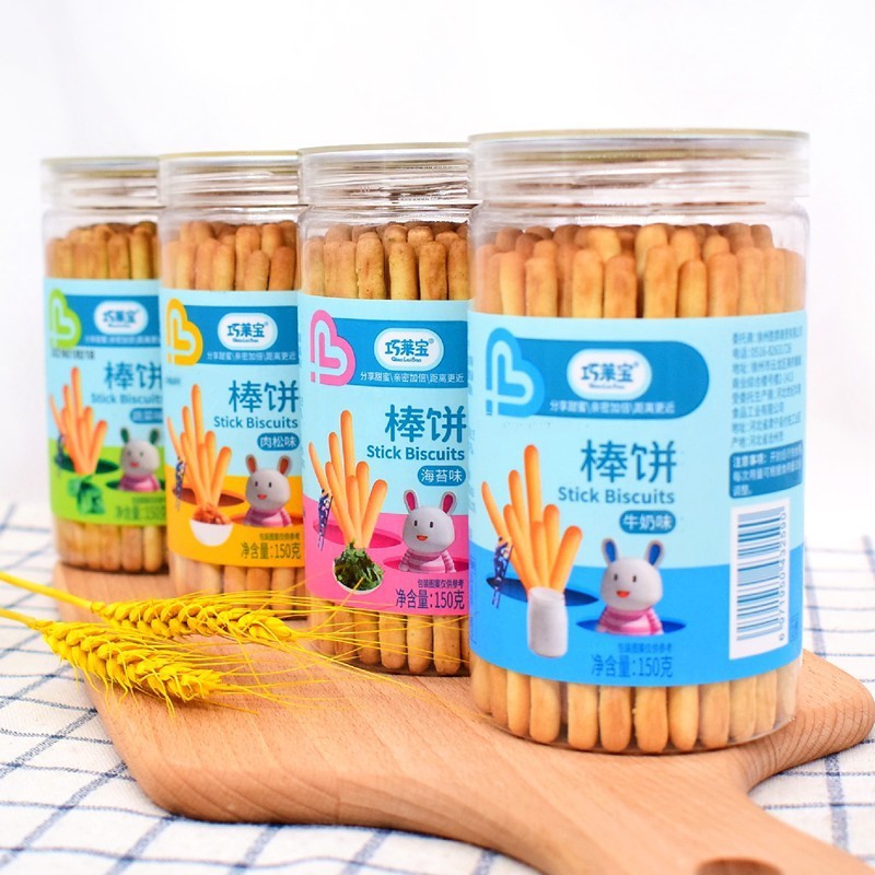 ตุลาคม Qiaolaibao Stick Cake Finger Biscuit Stick Cake Molar Cake เด็กขนมเค้ก LS4226 @