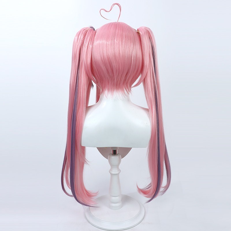 VTuber Ironmouse Cosplay Wig Split Double Ponytail