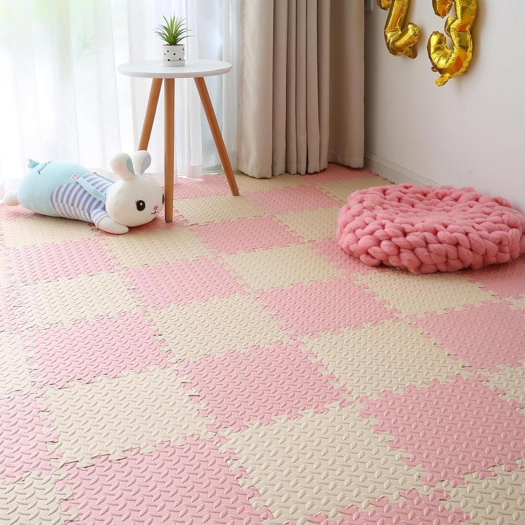 60×60×2ซม แผ่นรองคลาน มีขอบปิดให้ 2 แผ่น ผลิตจาก EVA เสื่อรองคลาน เสื่อรองคลาน แผ่นโฟมปูพื้น รองคลาน จิ๊กซอว์ปูพื้น ราคา ถูกที่สุด ดีลบีเคเค แกลเลอรีภาพที่ 7