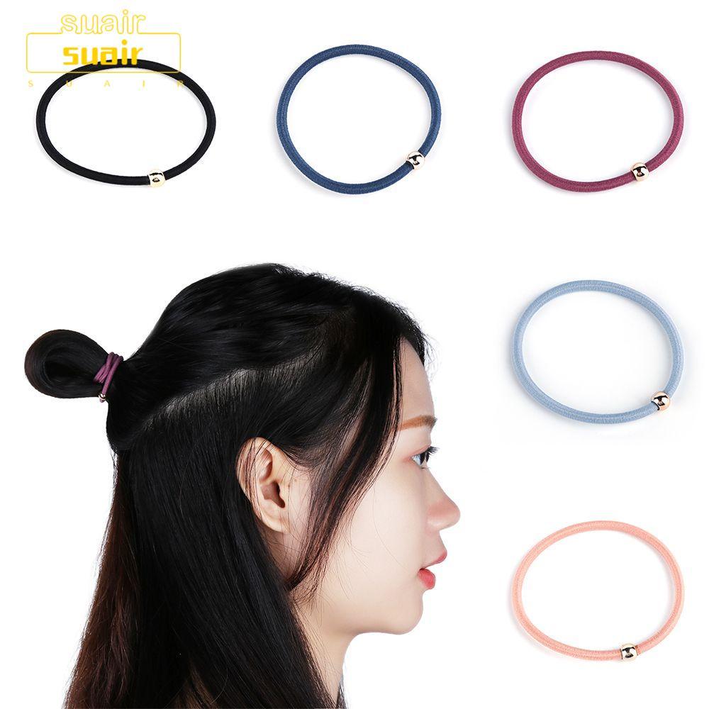 SUAIR ยางรัดผมยืดหยุ่นแบบ Golden Ball