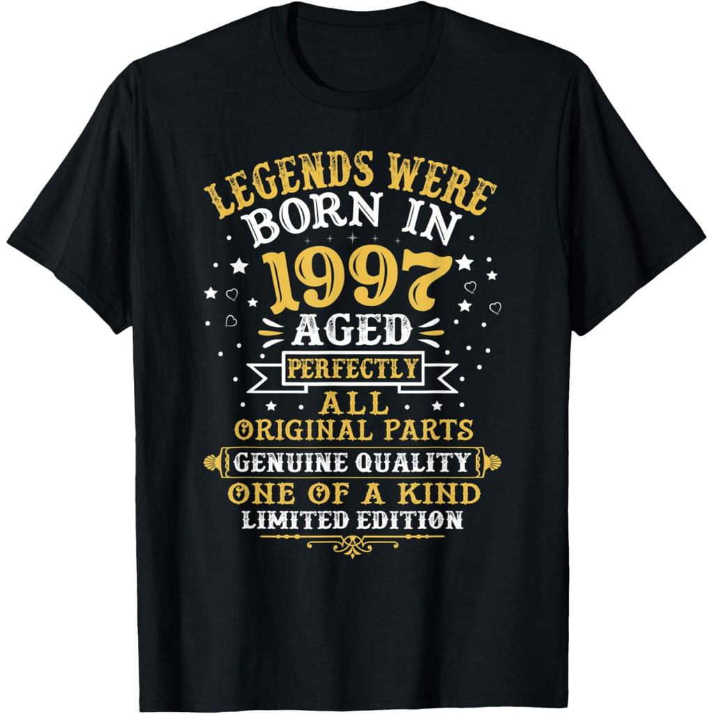 Legends Were Born In 1997 25 Years Old 25th Birthday Gifts T-Shirt