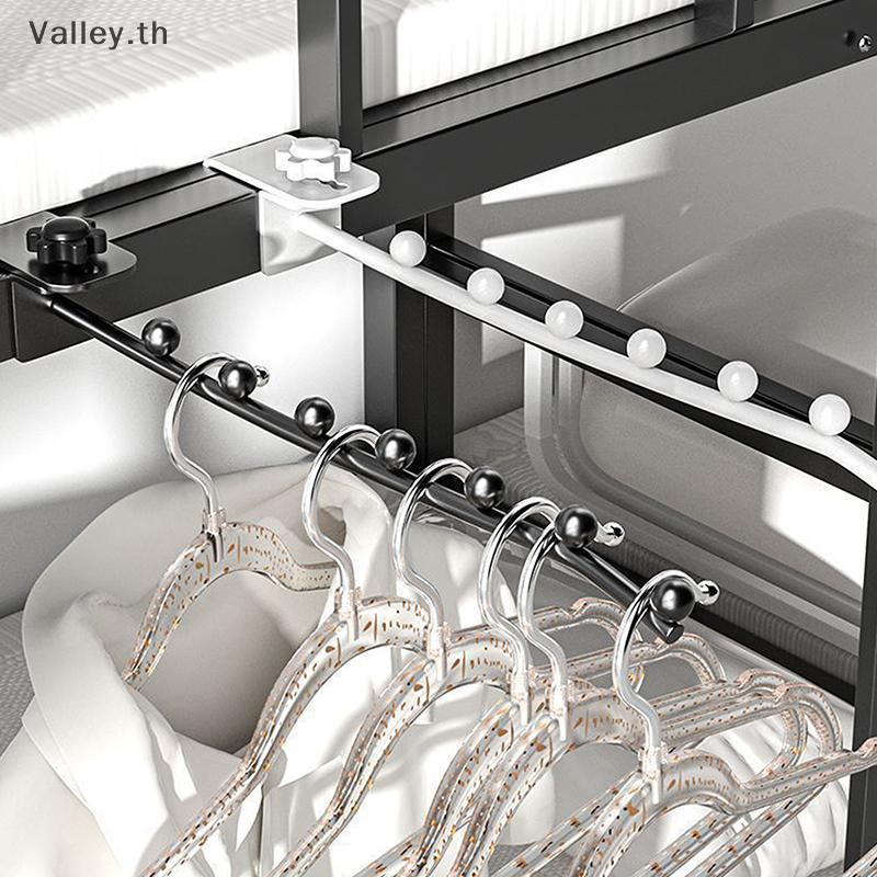 [Valley] ไม้แขวนเสื้อติดผนังหอพักข้างเตียงเสื้อผ้าอบแห้ง Ra หน้าต่างประหยัดพื้นที่ตู้เสื้อผ้าออแกไนเ