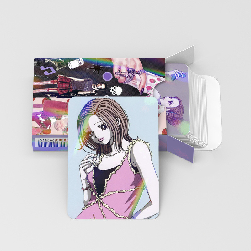 28-30pcs Manhwa GOAT ภาพยนตร์ NANA เลเซอร์ Lomo การ์ดมังงะ Doraemon Hatsune Miku นักสืบ Conan ตัวการ