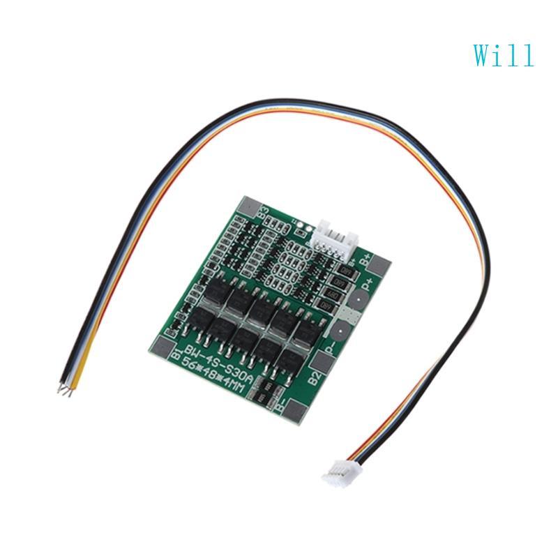 จะ 4S 30A 3 7V สําหรับ w Balance 3 7V LiFe 18650 สําหรับแผ่นป้องกัน