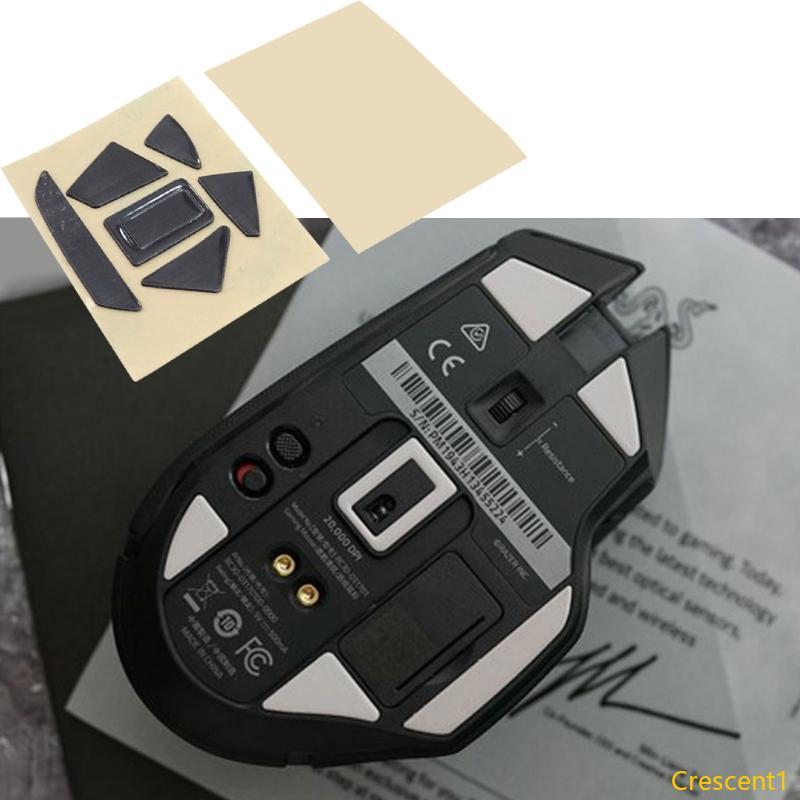 Crescent1 1 ชุดแพ็ค Mouse Skates Curve Edge Mouse Feet สําหรับ Basilisk Ultimate Mouse Glides Feet P