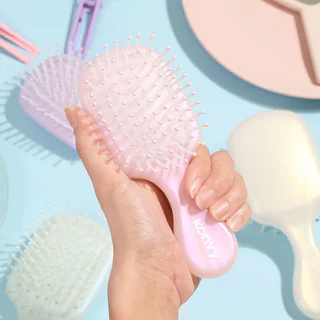 Konvy Mini Air Cushion Hair Comb คอนวี่ แปรงหวีผมไซส์มินิ 1pc (Pink/Champagne/Green/Purple)