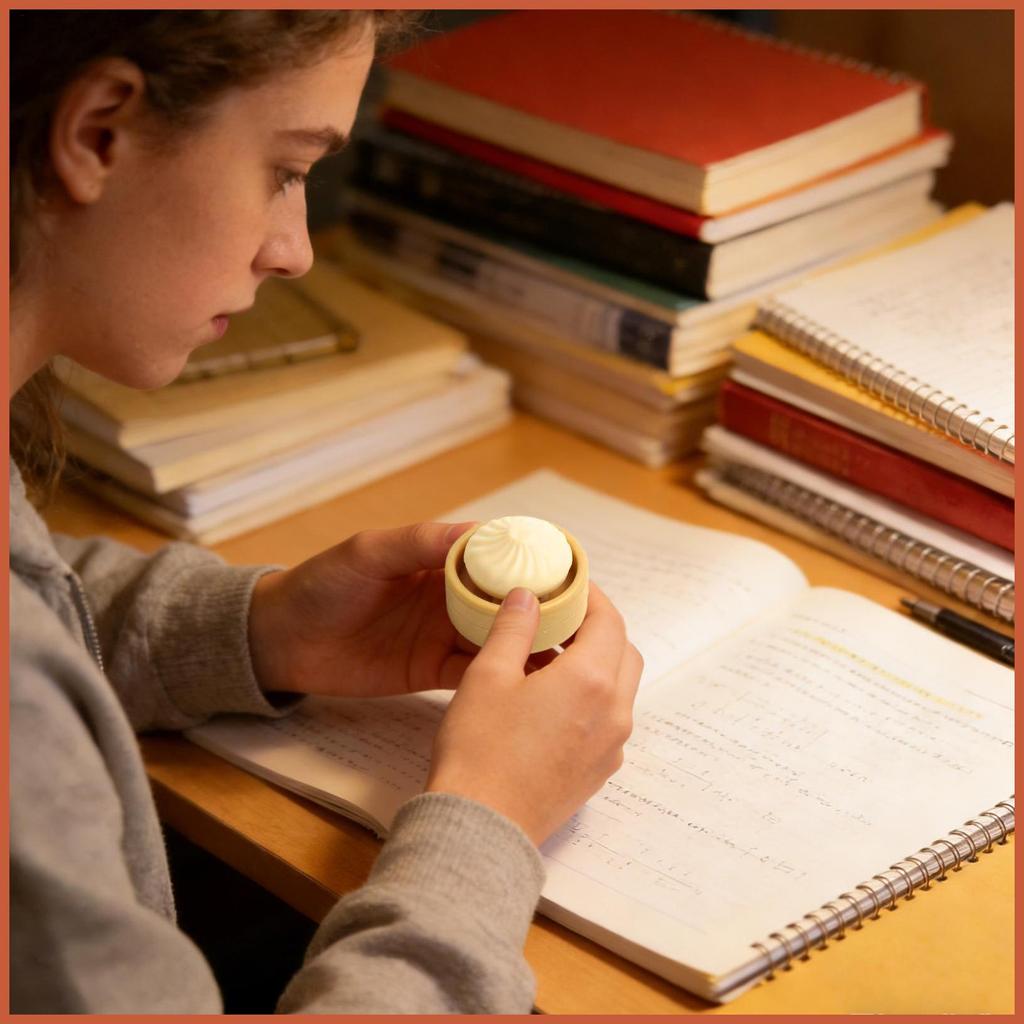 คีย์บอร์ด Fidget Clicker Bun Shape Sensory เกม Clicker ของเล่นคีย์บอร์ด Fidget สําหรับห้องเรียนทํางา