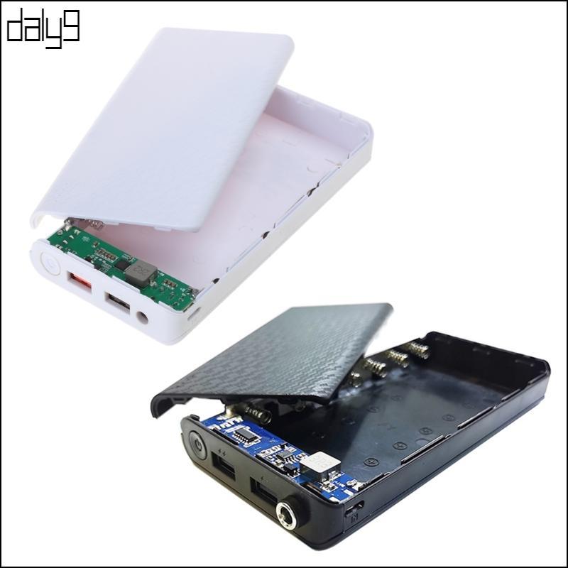 Dal Non-ที่ถอดออกได้ USB เอาต์พุต DC 9V 12V 7x18650 สําหรับกรณี Power Ban