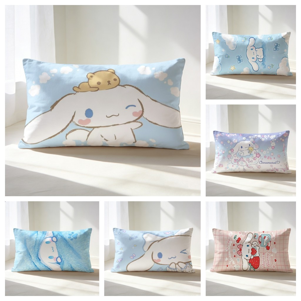 PochaccoPillow Cover - ปลอกหมอนอิงตกแต่งนุ่มล้างทําความสะอาดได้ - Home Sofa Bedroom Decor (ไม่มีแกนหมอน)